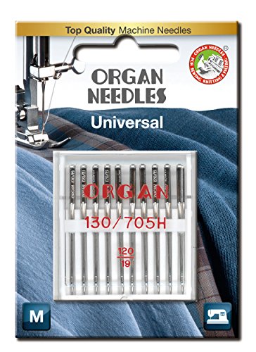 ORGAN NEEDLES Needles #120/20 Universal x 10 Nadeln, blau von Organ