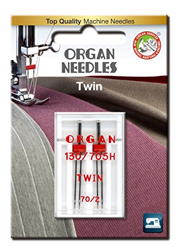 Organ Needles 5102042BL Maschinennadeln, Silber, 70/2 Größe, 2 von Organ