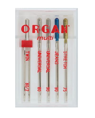 Organ Needles 5115000 Maschinennadeln, Silber, Ein Größe, 5 Count von ORGAN NEEDLES