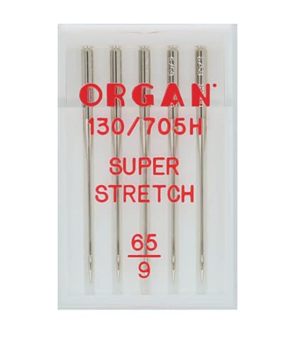 Organ Needles 5435065 Maschinennadeln, Silber, 65/9 Größe, 5 Count von ORGAN NEEDLES