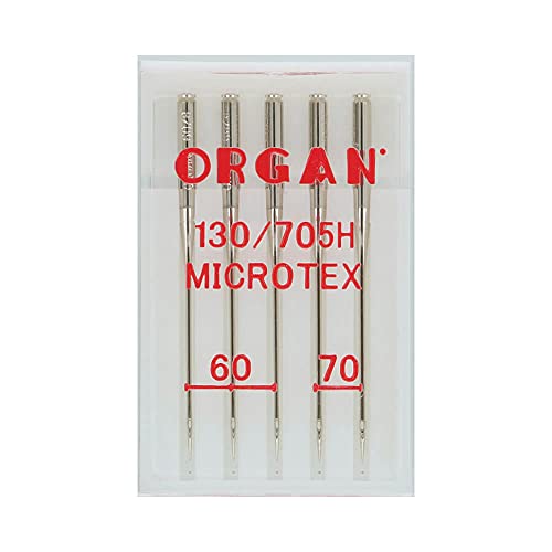 Organ Needles 5506000 Maschinennadeln, Silber, 60/70 Größe, 5 Count von ORGAN NEEDLES