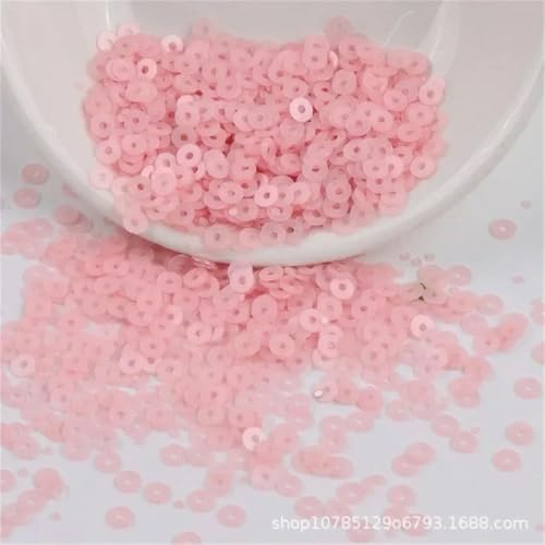 10 g 2 mm 3 mm 4 mm französische matte runde Pailletten, lose Cup-Pailletten, Glitzer zur Schmuckherstellung, DIY-Nähen, Nagelkunst, Basteln-010-3 mm-3000 Stück von ORGEFY