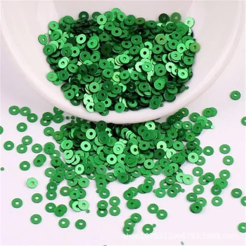 10 g 2 mm 3 mm 4 mm französische matte runde Pailletten, lose Cup-Pailletten, Glitzer zur Schmuckherstellung, DIY-Nähen, Nagelkunst, Basteln-023-3 mm-3000 Stück von ORGEFY