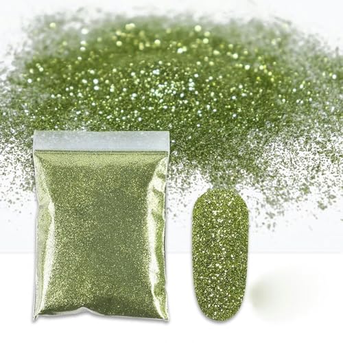 50 g Gold-Silber-Glitzerfarbe für Nägel, feines Zubehör, professionelles Zubehör, 50 g, CGF1 von ORGEFY