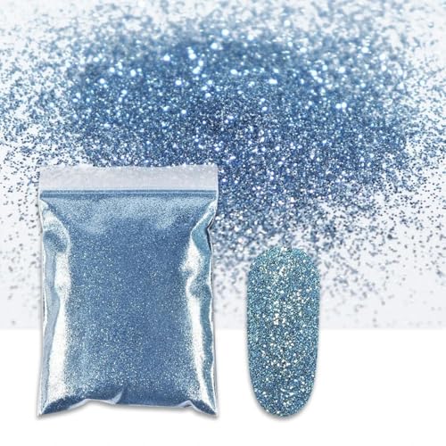 50 g Gold-Silber-Glitzerfarbe für Nägel, feines Zubehör, professionelles Zubehör, 50 g, CGF7 von ORGEFY