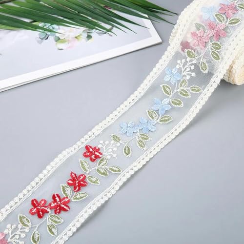 DIY 2 Yard Kleidung Dekor Nähen Stoff Handwerk Blume Stickerei Spitze Liefert Band Handarbeit Zubehör Drop Shipping-7 von ORGEFY