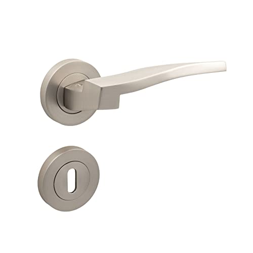 Oro & Oro Ergonomic Matte Nickel Rosas Schlüssel Tür Handhaben von Oro & Oro