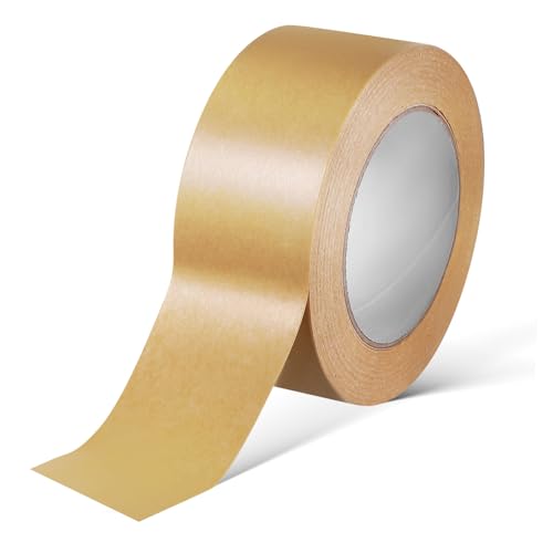 OSALADI 1 Rolle Klebeband Aus Kraftpapier Packband Aus Papier Verstärktes Packband Verpackungs Band Kraftband Versandband Für Pakete Versandklebeband Kartonverschlussband Papier Klebeband von OSALADI