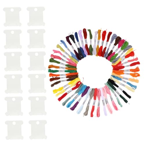 OSALADI 1 Satz Farben Premium Stickgarn Set mit Windingplatten Hochwertige Baumwollfäden für Kreuzstich und Bastelprojekte für Diy Freundschaftsbänder und Kreative Handarbeiten OSALADI 1 Satz Farben Premium Stickgarn Set mit Windingplatten Hochwertige Baumwollfäden für Kreuzstich und Bastelprojekte für Diy Freundschaftsbänder und Kreative Handarbeiten von OSALADI