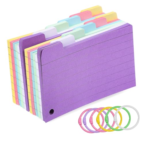 OSALADI 1 Satz Spule Notizblock Karteikarten Mit Ring Mehrfarbige Karteikarten Regiert Ringe Für Karteikarten Notizkarten Mit Ringen Karteikarten-hinweis Eisen Zufällige Farbe 300 Blatt OSALADI 1 Satz Spule Notizblock Karteikarten Mit Ring Mehrfarbige Karteikarten Regiert Ringe Für Karteikarten Notizkarten Mit Ringen Karteikarten-hinweis Eisen Zufällige Farbe 300 Blatt von OSALADI