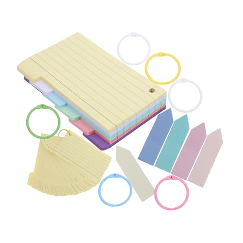 OSALADI 1 Satz Wortbuch studieren Karteikarten mit Ring beringt farbige Notizkarten Revisionskarten weiß Karteikarten am Ring Kleine Karteikarten große Karteikarten Plastik OSALADI 1 Satz Wortbuch studieren Karteikarten mit Ring beringt farbige Notizkarten Revisionskarten weiß Karteikarten am Ring Kleine Karteikarten große Karteikarten Plastik von OSALADI