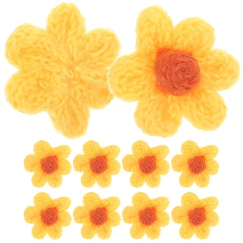 OSALADI 10 Stück Garn Blumenaufnäher Nähapplikationen Stoffblumen Süße Kunstrosa Applikationen Nähflicken Für Kleidungsreparaturen Für Arrangements Mini Gänseblümchen OSALADI 10 Stück Garn Blumenaufnäher Nähapplikationen Stoffblumen Süße Kunstrosa Applikationen Nähflicken Für Kleidungsreparaturen Für Arrangements Mini Gänseblümchen von OSALADI