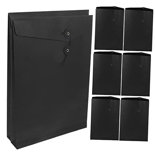 OSALADI 10Stücke Kraftpapier Aktenordner mit Kordelverschluss Praktische Dokumentenmappe für Büro Schule und Zuhause zur Organisation von Rechnungen und Wichtigen Unterlagen OSALADI 10Stücke Kraftpapier Aktenordner mit Kordelverschluss Praktische Dokumentenmappe für Büro Schule und Zuhause zur Organisation von Rechnungen und Wichtigen Unterlagen von OSALADI