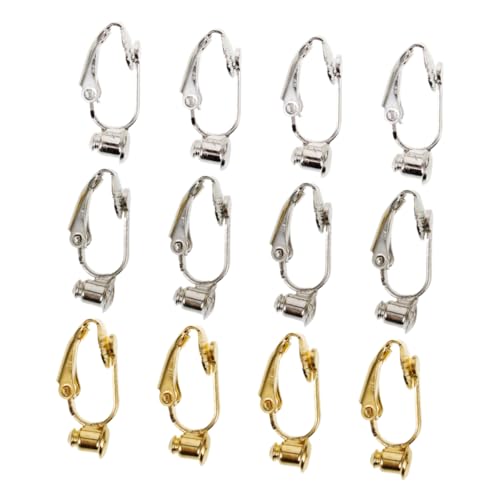 OSALADI 12 Stück Ohrring Konverter Ohrring Clip Verschlüsse Zubehör Konverter Ohrring Befunde Mit Stift Nicht Durchbohrte Ohrring Clips Schmuck Befunde Ohrstecker Silber OSALADI 12 Stück Ohrring Konverter Ohrring Clip Verschlüsse Zubehör Konverter Ohrring Befunde Mit Stift Nicht Durchbohrte Ohrring Clips Schmuck Befunde Ohrstecker Silber von OSALADI