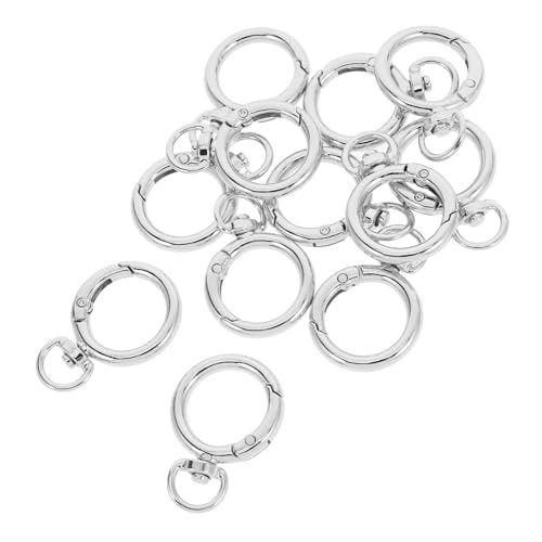 OSALADI 12Stücke Karabinerhaken mit O Ringen Legierung für Taschen Schlüsselanhänger DIY Zubehör Silberne Clips für Vielseitigen Einsatz Zuhause Büro OSALADI 12Stücke Karabinerhaken mit O Ringen Legierung für Taschen Schlüsselanhänger DIY Zubehör Silberne Clips für Vielseitigen Einsatz Zuhause Büro von OSALADI