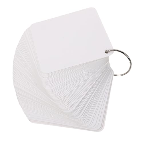OSALADI 1Satz Leere Karteikarten Mit Metallbindemittel Ringen Vorgelochte Notizkarten Für DIY Projekte Studium Und Scrapbooking Für Schule Und Zuhause OSALADI 1Satz Leere Karteikarten Mit Metallbindemittel Ringen Vorgelochte Notizkarten Für DIY Projekte Studium Und Scrapbooking Für Schule Und Zuhause von OSALADI