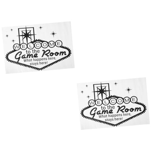 OSALADI 2 Blätter Wandaufkleber für das Spielzimmer Ecke Bodenschutz für Möbelbeine wall stickers for room wandsticker fürs kinderzimmer Gaming-Poster Gamer- für Jungenzimmer PVC von OSALADI