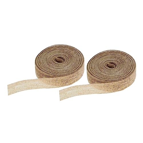 OSALADI 2 Rollen Juteband Dekoration Basteln Brautstoffbänder Band Zum Verpacken Hochzeit Junggesellinnenabschied Grün Ästhetische Zeremonie Party Landhausdekor Natürliche OSALADI 2 Rollen Juteband Dekoration Basteln Brautstoffbänder Band Zum Verpacken Hochzeit Junggesellinnenabschied Grün Ästhetische Zeremonie Party Landhausdekor Natürliche von OSALADI
