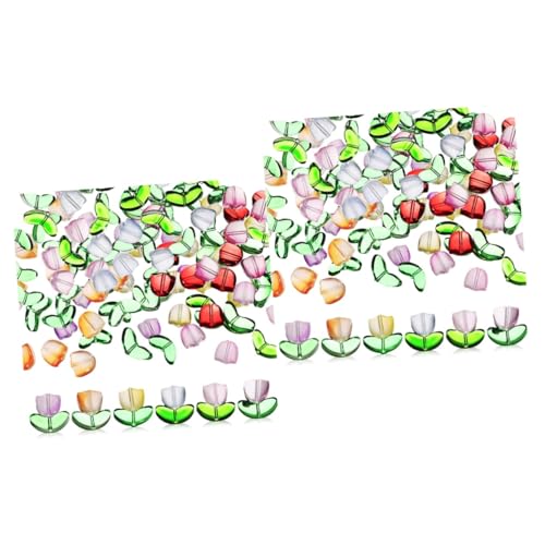 OSALADI 2 Sätze Kristall Glasperlen Für Reiz Schmuck Basteln Blau Regenbogen Halskette Groß Schüttgut Abstandsperlen Ohrring-anhänger Blumen- Tulpe Perlen-kits 80 Stück * 2 OSALADI 2 Sätze Kristall Glasperlen Für Reiz Schmuck Basteln Blau Regenbogen Halskette Groß Schüttgut Abstandsperlen Ohrring-anhänger Blumen- Tulpe Perlen-kits 80 Stück * 2 von OSALADI