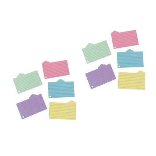 OSALADI 2 Sätze Vokabelheft Aus Notizpapier Flashcard Ungefüttert Leere Karten Farbig Bunt Lernkarten Karteikarten in Großen Mengen Grundlagen Des Studiums 125 Blätter * 2 OSALADI 2 Sätze Vokabelheft Aus Notizpapier Flashcard Ungefüttert Leere Karten Farbig Bunt Lernkarten Karteikarten in Großen Mengen Grundlagen Des Studiums 125 Blätter * 2 von OSALADI