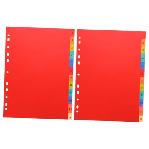 OSALADI 2 Sets Indexseiten Trennbrett Niedliche Ordner Trennblätter Kunststoff Ordner Trennblätter Ordner Trennblätter Karteikarten Trennblätter Ordner Trennblätter Mit OSALADI 2 Sets Indexseiten Trennbrett Niedliche Ordner Trennblätter Kunststoff Ordner Trennblätter Ordner Trennblätter Karteikarten Trennblätter Ordner Trennblätter Mit von OSALADI