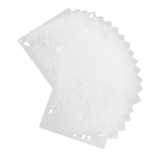 OSALADI 20 Stück Malvorlage malen Schablonen für die Stoffmalerei wiederverwendbar Und Zeichnung Malerei Blumen Pflanzen Schablonen Schablone für Handwerk das Haustier Weiß OSALADI 20 Stück Malvorlage malen Schablonen für die Stoffmalerei wiederverwendbar Und Zeichnung Malerei Blumen Pflanzen Schablonen Schablone für Handwerk das Haustier Weiß von OSALADI