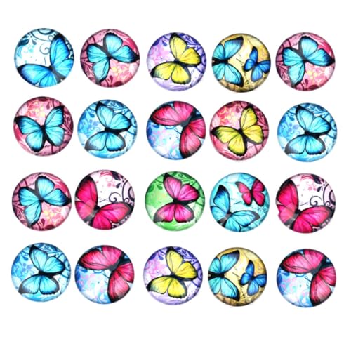 OSALADI 20 Stück Schmetterlings Glas Edelstein Zubehör Charms Strasssteine Retro Verzierungen Cabochons Zur Schmuckherstellung Schmuckherstellungszubehör Zum Basteln Schmuckbedarf OSALADI 20 Stück Schmetterlings Glas Edelstein Zubehör Charms Strasssteine Retro Verzierungen Cabochons Zur Schmuckherstellung Schmuckherstellungszubehör Zum Basteln Schmuckbedarf von OSALADI