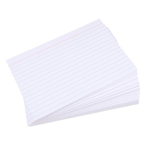 OSALADI 200 Blatt Karteikarte linierte Karteikarten weiße Karteikarten schwarze Karteikarten Papier OSALADI 200 Blatt Karteikarte linierte Karteikarten weiße Karteikarten schwarze Karteikarten Papier von OSALADI