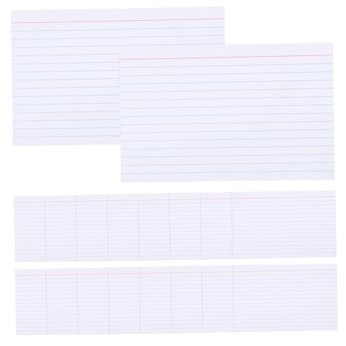 OSALADI 200 Blatt Karteikarte schwarze Karteikarten linierte Karteikarten Papier Weiß OSALADI 200 Blatt Karteikarte schwarze Karteikarten linierte Karteikarten Papier Weiß von OSALADI