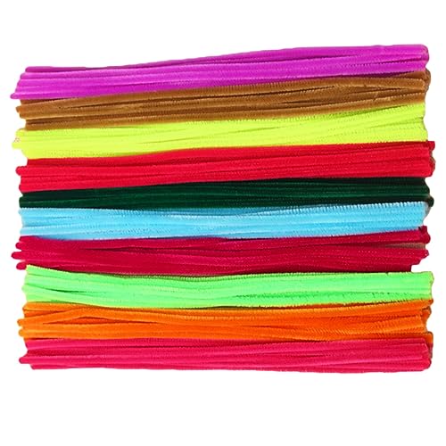 OSALADI 200 Stück Bunte Chenille Stiele Biegsame Bastelstäbe für DIY Projekte Pädagogisches Kreative Handarbeit für Erwachsene Vielseitig Einsetzbar OSALADI 200 Stück Bunte Chenille Stiele Biegsame Bastelstäbe für DIY Projekte Pädagogisches Kreative Handarbeit für Erwachsene Vielseitig Einsetzbar von OSALADI