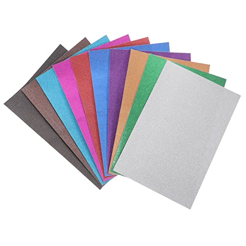 OSALADI 20Blätter Glitzer Bastelpapier Selbstklebendes DIY Papier Bunten Farben für Handwerksprojekte Scrapbooking und Glitzerkarton für OSALADI 20Blätter Glitzer Bastelpapier Selbstklebendes DIY Papier Bunten Farben für Handwerksprojekte Scrapbooking und Glitzerkarton für von OSALADI