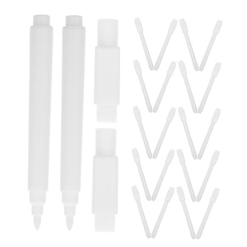 OSALADI 25st Trockenlöschstift Mit Pinsel Löschbare Flüssigkreide Nasslöschmarker Mit Feiner Spitze Whiteboard-stift Whiteboard-marker Whiteboard-schreibstifte Zeichenstifte Plastik Weiß von OSALADI