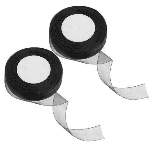 OSALADI 2Rollen Organza Bänder Transparentes Geschenkverpackungsband für Dekoration und Basteln Vielseitig Einsetzbar für Feste und OSALADI 2Rollen Organza Bänder Transparentes Geschenkverpackungsband für Dekoration und Basteln Vielseitig Einsetzbar für Feste und von OSALADI