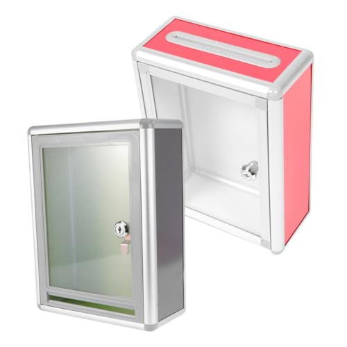 OSALADI 2Stücke Abschließbare Wand Vorschlagsbox Transparente Briefkasten Für Meinungen Und Vorschläge Wandmontage Praktischer Und Bürobedarf OSALADI 2Stücke Abschließbare Wand Vorschlagsbox Transparente Briefkasten Für Meinungen Und Vorschläge Wandmontage Praktischer Und Bürobedarf von OSALADI