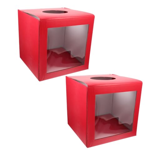 OSALADI 2er-packung -box Verlosen Ticket Führen Für Abstimmung Party Spenden Sammeln Ball Tombola-eimer Spendenfall Eingeben Rezeption Container Anregung Papier Rot OSALADI 2er-packung -box Verlosen Ticket Führen Für Abstimmung Party Spenden Sammeln Ball Tombola-eimer Spendenfall Eingeben Rezeption Container Anregung Papier Rot von OSALADI