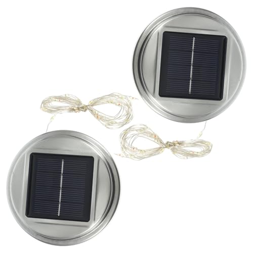 OSALADI 3 Sätze Crack-ball-lampenabdeckung Sensor Light D Akkus Wiederaufladbar Solarleuchten Im Freien Zaun Solar-ersatzteile Für Glas Solarglasteile Für Den Außenbereich 2 Stück * 3 von OSALADI