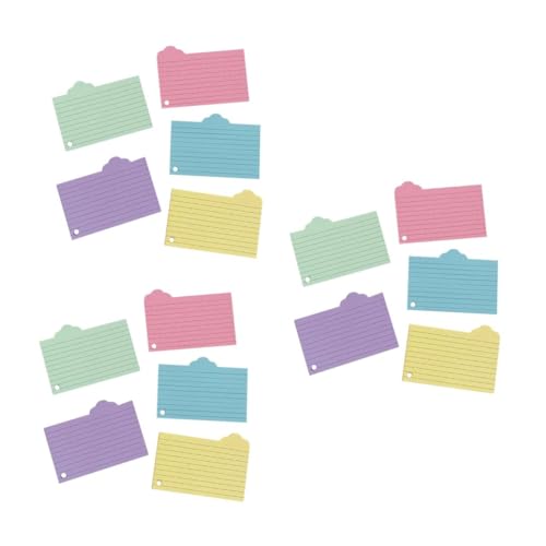 OSALADI 3 Sätze Vokabelheft Aus Notizpapier Rosa Karteikarte Registerkarten Lernen Wolke Klebrig Leere Karten Grundlagen Des Studiums Lernkarten Wortkarten 125 Blätter * 3 OSALADI 3 Sätze Vokabelheft Aus Notizpapier Rosa Karteikarte Registerkarten Lernen Wolke Klebrig Leere Karten Grundlagen Des Studiums Lernkarten Wortkarten 125 Blätter * 3 von OSALADI