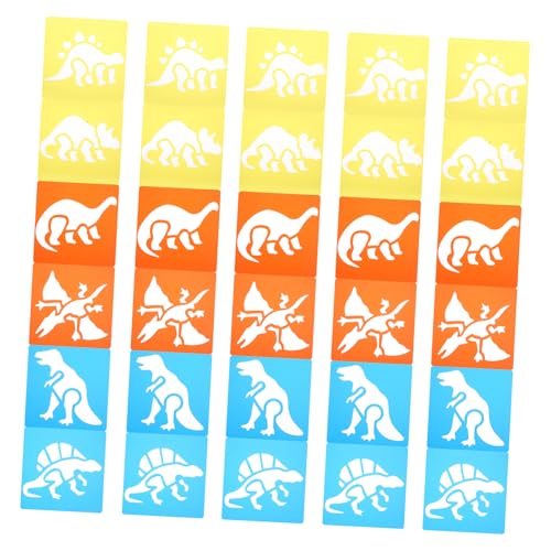 OSALADI 30 Stück Diy Dinosaur Malvorlagen Schablonen Bastelvorlagen für Jungen und und Langlebig OSALADI 30 Stück Diy Dinosaur Malvorlagen Schablonen Bastelvorlagen für Jungen und und Langlebig von OSALADI