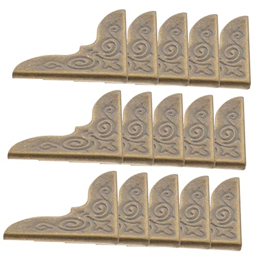 OSALADI 30 Stück Eckenschutz Aus Metall Schutzkantenschutz Sockelleisten Eckenschutz Eckenschutz Seitenschutz Scrapbooking Dicker Dekorativer Eckenschutz Buchecke Vintage Eisen OSALADI 30 Stück Eckenschutz Aus Metall Schutzkantenschutz Sockelleisten Eckenschutz Eckenschutz Seitenschutz Scrapbooking Dicker Dekorativer Eckenschutz Buchecke Vintage Eisen von OSALADI