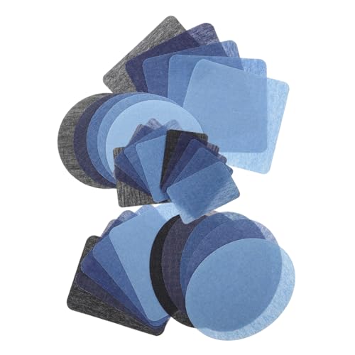 OSALADI 30Stücke Jeans Flicken zum Aufbügeln Vielseitige Denim Patches für Jacken und Hosen Selbstklebend Einfach Anzubringen zur Lochreparatur und Kreativen Gestaltung OSALADI 30Stücke Jeans Flicken zum Aufbügeln Vielseitige Denim Patches für Jacken und Hosen Selbstklebend Einfach Anzubringen zur Lochreparatur und Kreativen Gestaltung von OSALADI