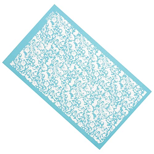 OSALADI 4 Blätter Kaninchentonvorlage Handwerk Bildschirm Seide Siebdruckschablonen wiederverwendbare Schablonen DIY-Ton-Bastelschablone Siebdruckform Plastikschablonen Polyester Blau OSALADI 4 Blätter Kaninchentonvorlage Handwerk Bildschirm Seide Siebdruckschablonen wiederverwendbare Schablonen DIY-Ton-Bastelschablone Siebdruckform Plastikschablonen Polyester Blau von OSALADI