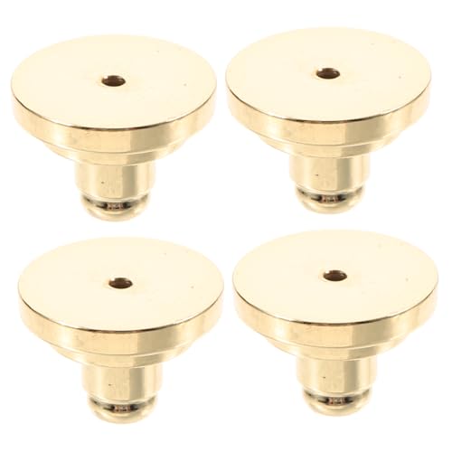 OSALADI 4 Stück Ohrhaken gegen Schlupfohren Ohrstecker für Ohrringe Ohrringheber Ohrring-Charms Ohrringrücken Ohrring zurück schrauben Post -Ohrring -Rücken Messing Golden OSALADI 4 Stück Ohrhaken gegen Schlupfohren Ohrstecker für Ohrringe Ohrringheber Ohrring-Charms Ohrringrücken Ohrring zurück schrauben Post -Ohrring -Rücken Messing Golden von OSALADI