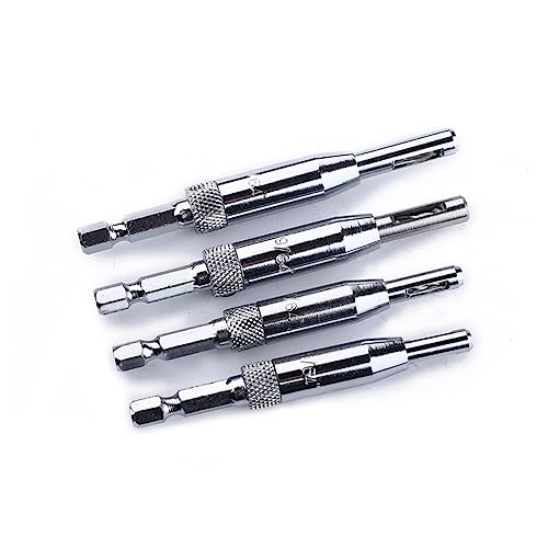 OSALADI 4 Stück Scharnierbohrer hss Loch Leistung Punkt Maschine Holzbohrer Selbstzentrierende Bohrer Selbstzentrierender Bohrer Set Bohrer Set für DIY Bohrer für Beschläge Silver von OSALADI