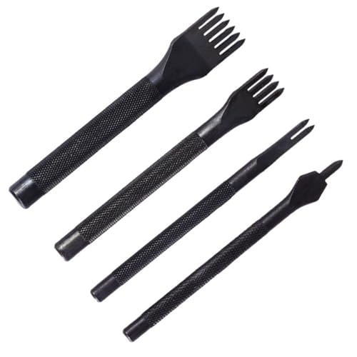OSALADI 4 Stück Teiliges Leder Lochstanzen Set Hochlegiertem Diy Lederwerkzeug mit Verschiedenen Zahnkonfigurationen Zähne Zähne für Einfaches Stanzen und Nähen OSALADI 4 Stück Teiliges Leder Lochstanzen Set Hochlegiertem Diy Lederwerkzeug mit Verschiedenen Zahnkonfigurationen Zähne Zähne für Einfaches Stanzen und Nähen von OSALADI