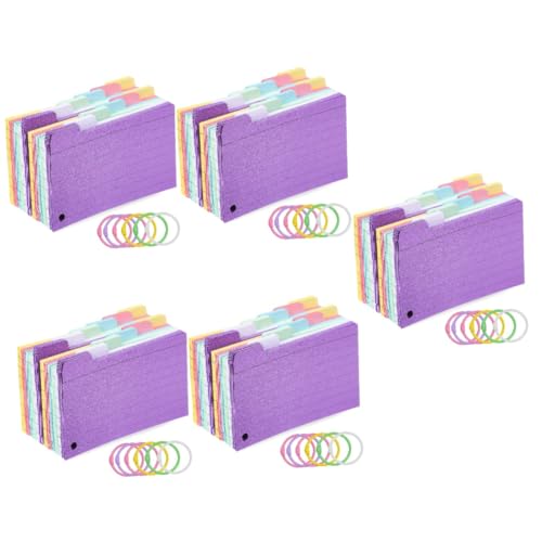 OSALADI 5 Sätze Spule Notizblock Mehrfarbige Karteikarten Ringe Für Karteikarten Beringt Karteikarten Mit Spiralbindung Linierte Notizkarten Revision Papier Zufällige Farbe 300 Blätter * 5 OSALADI 5 Sätze Spule Notizblock Mehrfarbige Karteikarten Ringe Für Karteikarten Beringt Karteikarten Mit Spiralbindung Linierte Notizkarten Revision Papier Zufällige Farbe 300 Blätter * 5 von OSALADI