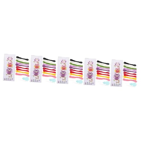OSALADI 5 Sätze Stick Einen Lesezeichenmarkierungsbeutel Herstellung Bausatz Stickset Für Anfänger Stich Weiß Hochzeit Nähen Kreative Sticklesezeichen Stickerei-diy-lesezeichen Stoff OSALADI 5 Sätze Stick Einen Lesezeichenmarkierungsbeutel Herstellung Bausatz Stickset Für Anfänger Stich Weiß Hochzeit Nähen Kreative Sticklesezeichen Stickerei-diy-lesezeichen Stoff von OSALADI