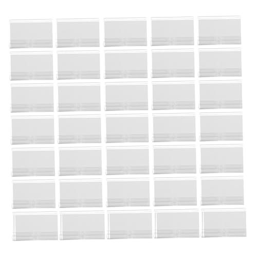 OSALADI 50 Satz Transparenter Haken-etikettenhalter Preishalterclips Preisschilder Im Supermarkt Preisschild Zum Anklipsen Warenpräsentationsetiketten Kleine Einzelhandelsschilder Papier OSALADI 50 Satz Transparenter Haken-etikettenhalter Preishalterclips Preisschilder Im Supermarkt Preisschild Zum Anklipsen Warenpräsentationsetiketten Kleine Einzelhandelsschilder Papier von OSALADI
