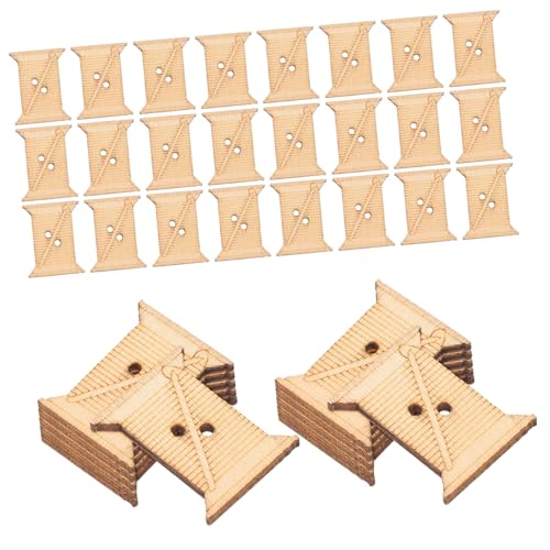 OSALADI 50 Stück Holzwickelbrett Nähgarnspule Stickspulen Spulenwickler Strickgarnspule Nähspule Faden nähmaschine Strickwerkzeug für zu Hause Stickzubehör Webmaschine Strickmaschine Beige OSALADI 50 Stück Holzwickelbrett Nähgarnspule Stickspulen Spulenwickler Strickgarnspule Nähspule Faden nähmaschine Strickwerkzeug für zu Hause Stickzubehör Webmaschine Strickmaschine Beige von OSALADI