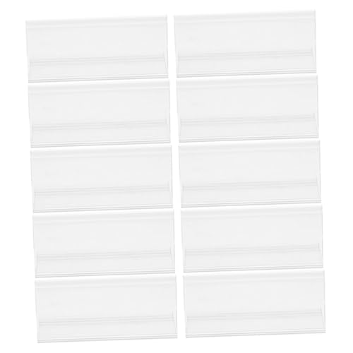 OSALADI 50 Stück Regaletikettenhalter selbst Regalkartenhalter Etiketten für Lagerregale Gestell Stand Bücherregal-Etiketten Karteikarteninhaber das Haustier Transparent OSALADI 50 Stück Regaletikettenhalter selbst Regalkartenhalter Etiketten für Lagerregale Gestell Stand Bücherregal-Etiketten Karteikarteninhaber das Haustier Transparent von OSALADI