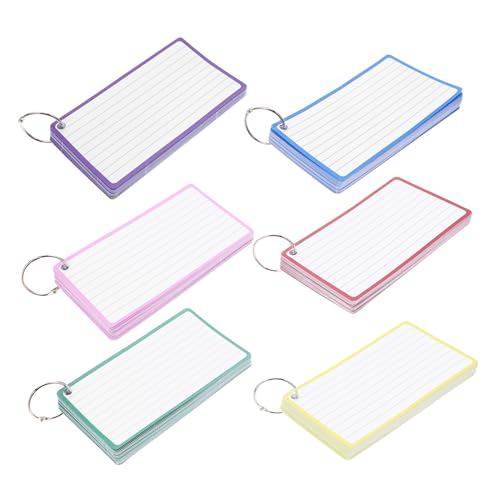 OSALADI 6 Notepad aufnehmen Mini-Notizblöcke Sprachkarten Indexpads Karteikarten zum Lernen Meeting-Notizbücher kleiner Notizblock Notizbücher aufnehmen Notizbilder Eisen OSALADI 6 Notepad aufnehmen Mini-Notizblöcke Sprachkarten Indexpads Karteikarten zum Lernen Meeting-Notizbücher kleiner Notizblock Notizbücher aufnehmen Notizbilder Eisen von OSALADI